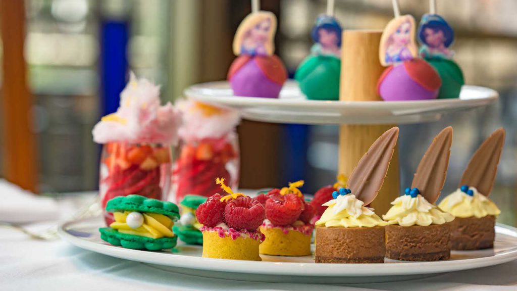 Assorted Desserts from Disney Princess Breakfast Adventures at Napa Rose at Disney’s Grand Californian Hotel & Spa