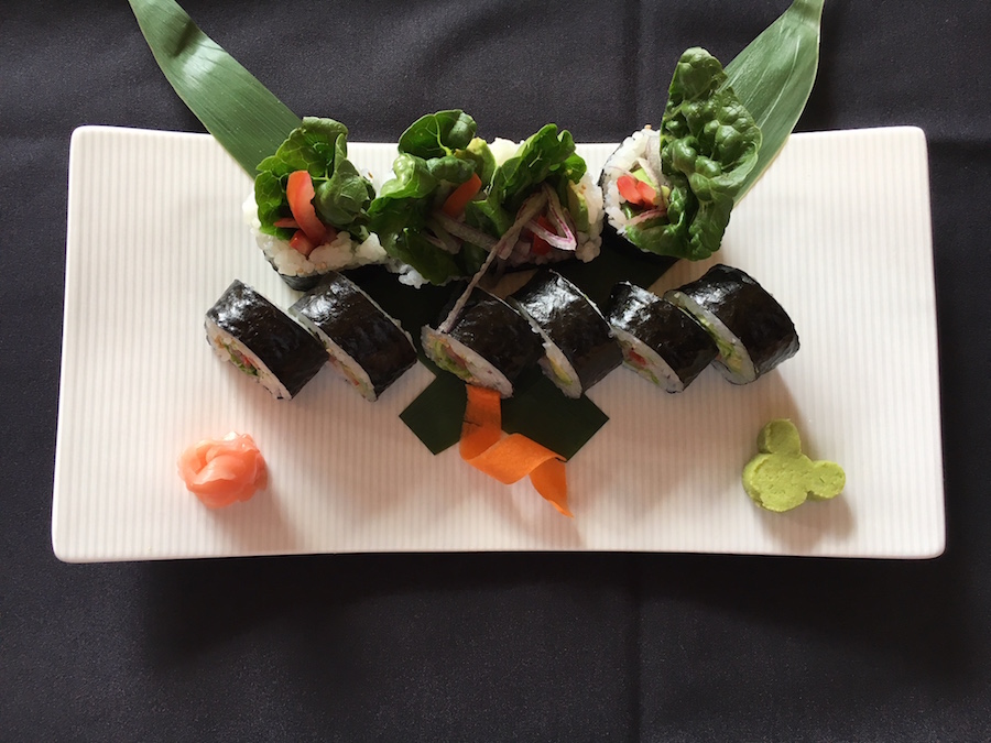 Sushi Served in ‘Olelo Room at Aulani, A Disney Resort & Spa