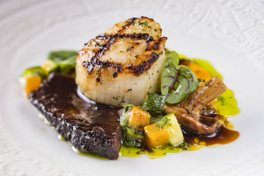 Dish from Napa Rose at Disney’s Grand Californian Hotel & Spa
