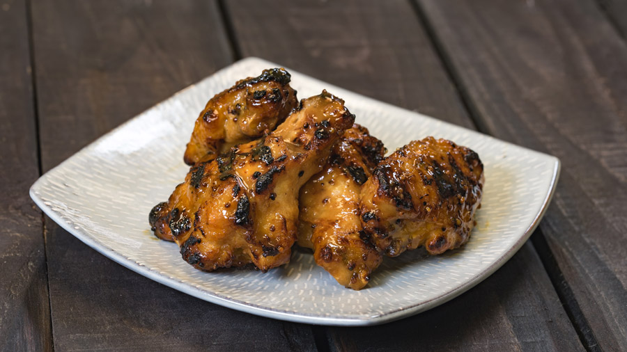 Double Mustard-glazed Chicken Wings from the Disney California Adventure Food & Wine Festival