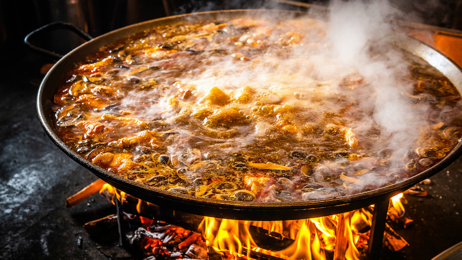 Paella from Jaleo by José Andrés at Disney Springs