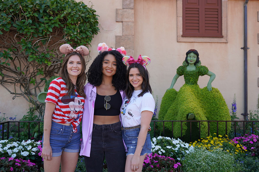 Katie, Aisha, and Meghann at Walt Disney World Resort