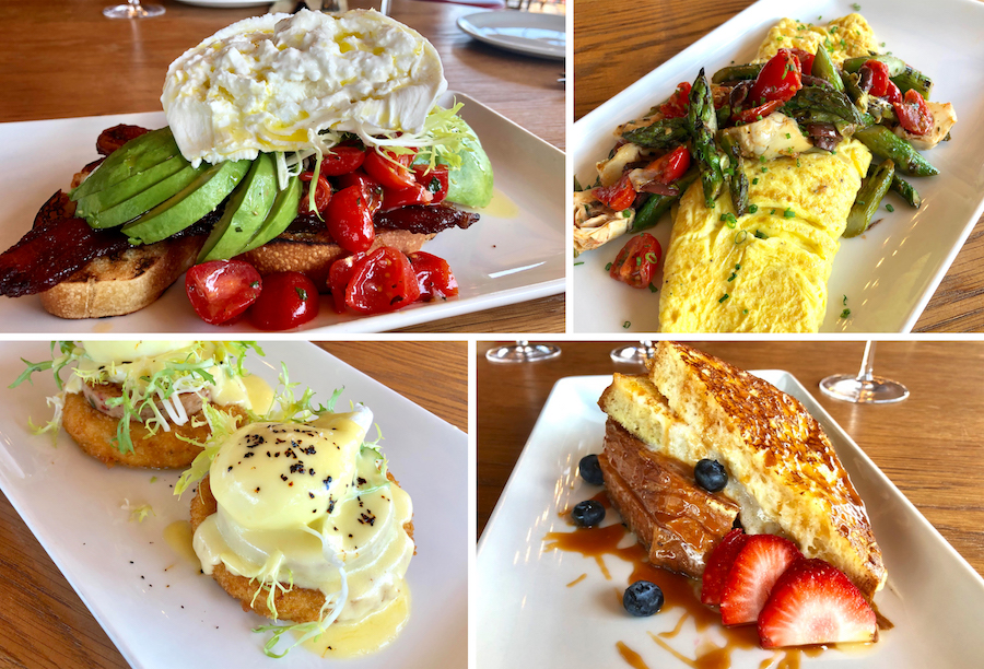 Brunch Dishes from Wine Bar George at Disney Springs
