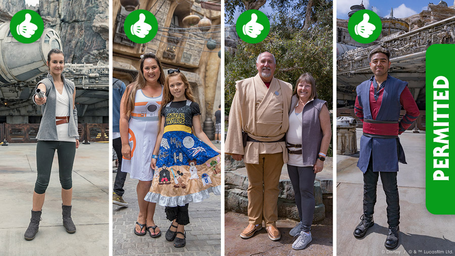 Bounding for your visit to Star Wars: Galaxy’s Edge at Disneyland Resort - Permitted Attire