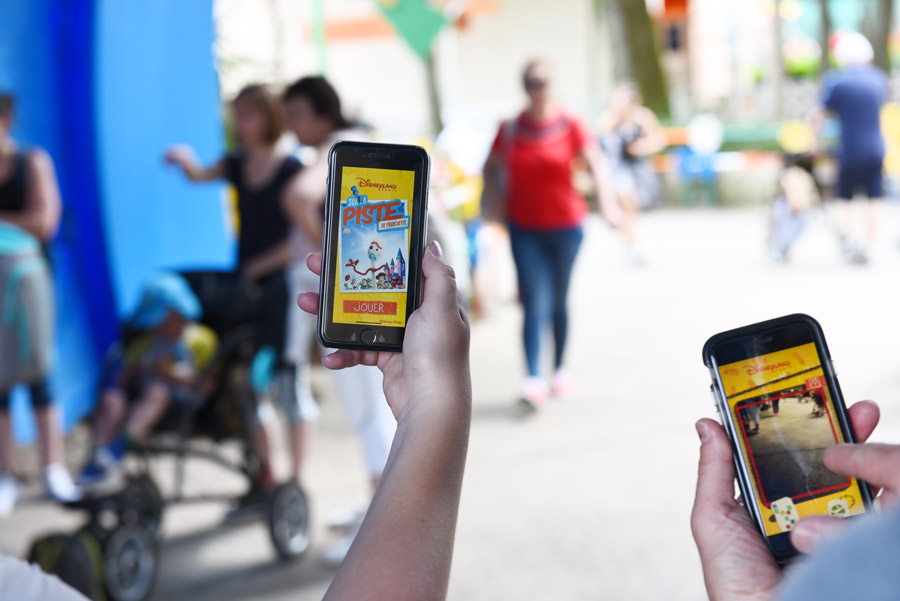 Digital scavenger hunt to find Forky at Walt Disney Studios Park at Disneyland Paris