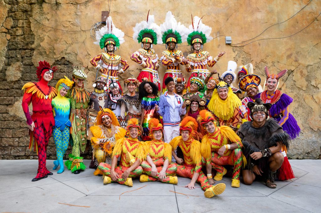 JD McCrary and Shahadi Wright Joseph Surprise Guests at 'Festival of the Lion King'
