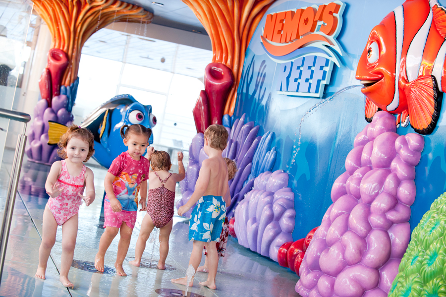 Nemo's Reef water playground aboard Disney Cruise Line