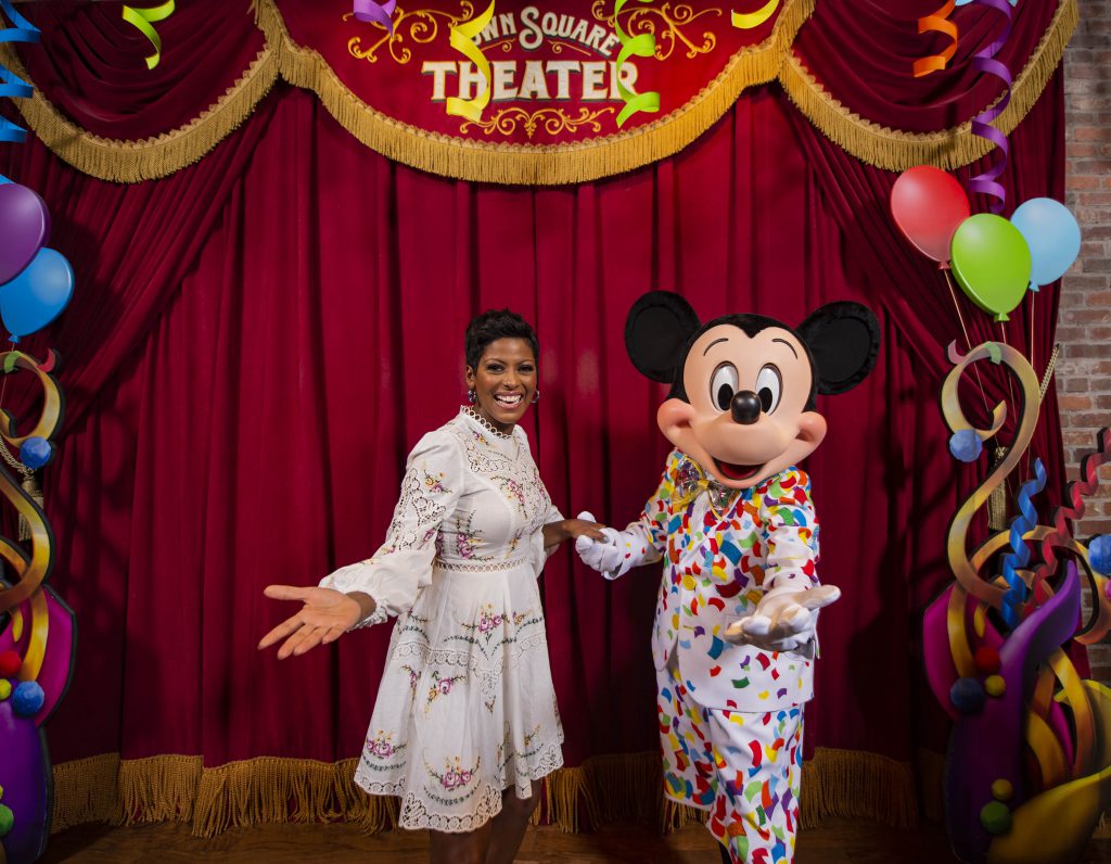 Tamron spent time with Mickey Mouse as he continues celebrating his 90th birthday.