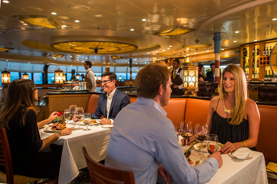 Dining at Palo aboard the Disney Wonder