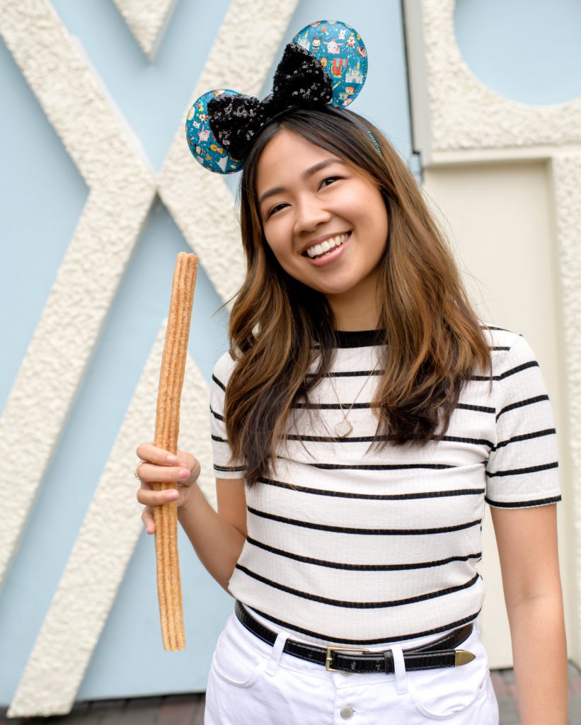 Minnie Mouse ear headband designed by Loungefly
