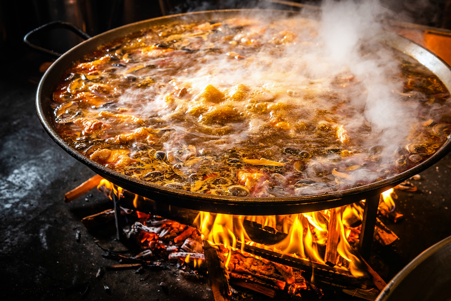 Paella from Jaleo by José Andrés at Disney Springs