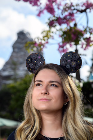 Floral-inspired Minnie Mouse ear headband by Coach