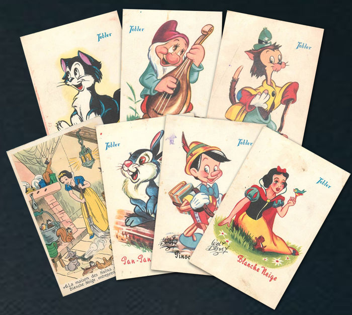 Walt Disney Tobler Postcards