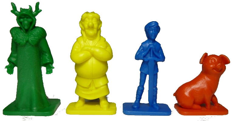 Kelloggs Cereal - Disney -The Black Cauldron Model Figures