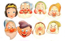 Snow White and the Seven Dwarfs Post Toasties cut-outs