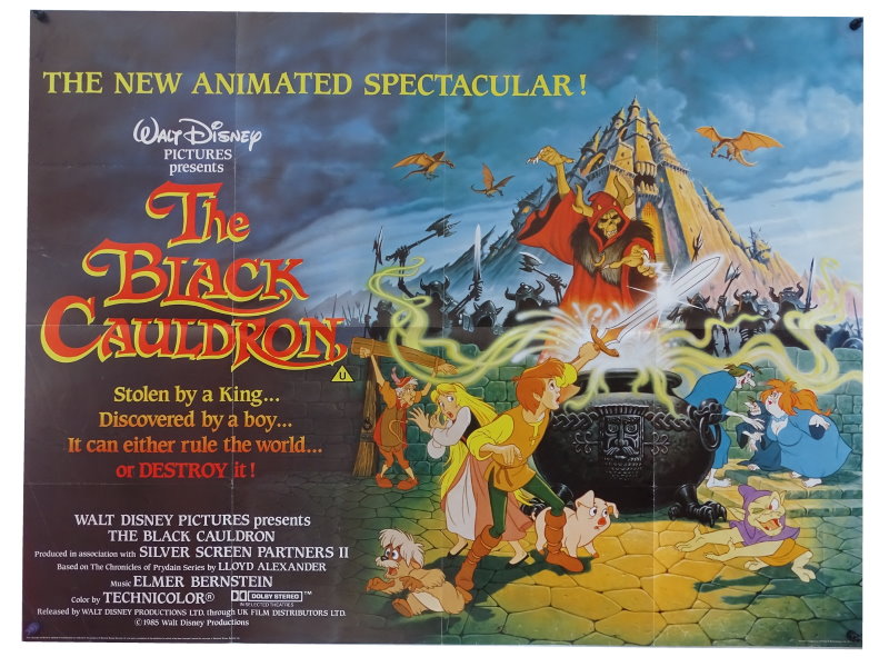 the black cauldron poster