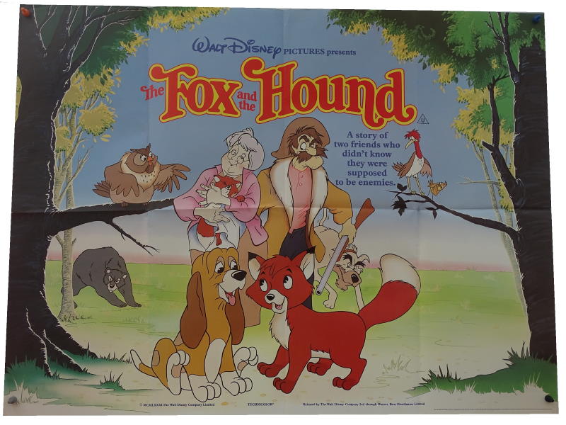 the fox and the hound movie poster