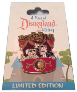 disneyland resort muppet 3d vision pin