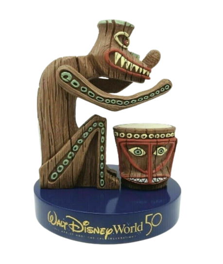 Walt Disney World 50th Enchanted Tiki Room Drummer Light Up Musical Figurine
