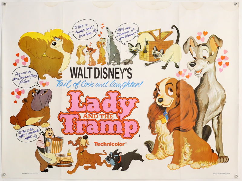 lady and the tramp movie poster