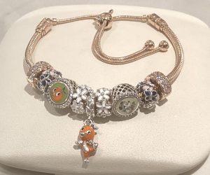 Pandora Orange Bird Charms at Disney