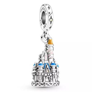 Pandora Walt Disney World 50th Anniversary Cinderella Castle Charm