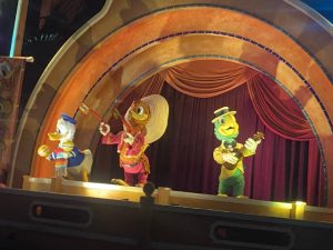 Donald and Panchito Pistoles and José Carioca on Gran Fiesta Tour Starring The Three Caballeros