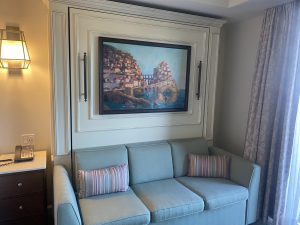 Double Bed pull out Deluxe Studio at Disney Rivera Resort