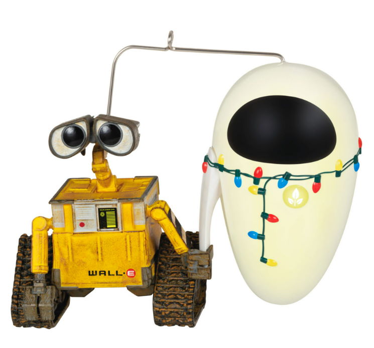 Disney/Pixar Wall-E 15th Anniversary Wall-E and Eve Ornament