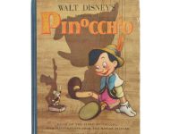 First Edition Pinocchio Book Signed and Inscribed by Walt Disney