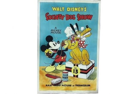 Rare Walt Disney Society Dog Show Poster